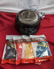 Waxing Kits Wax Heater for Hair Removal: 4-100g (box damaged - product scuffed)