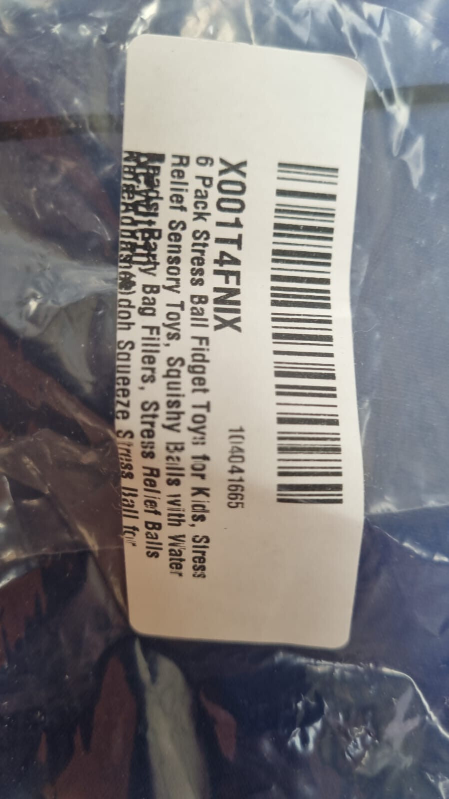 Spiky Squeeze Ball Sensory Stress Relief Fidget Toy for Anxiety ADHD, (6pack)