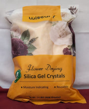 wisedry Silica Gel for Drying Flowers 2 LBS (908), Fine Crystals 1mm, Color