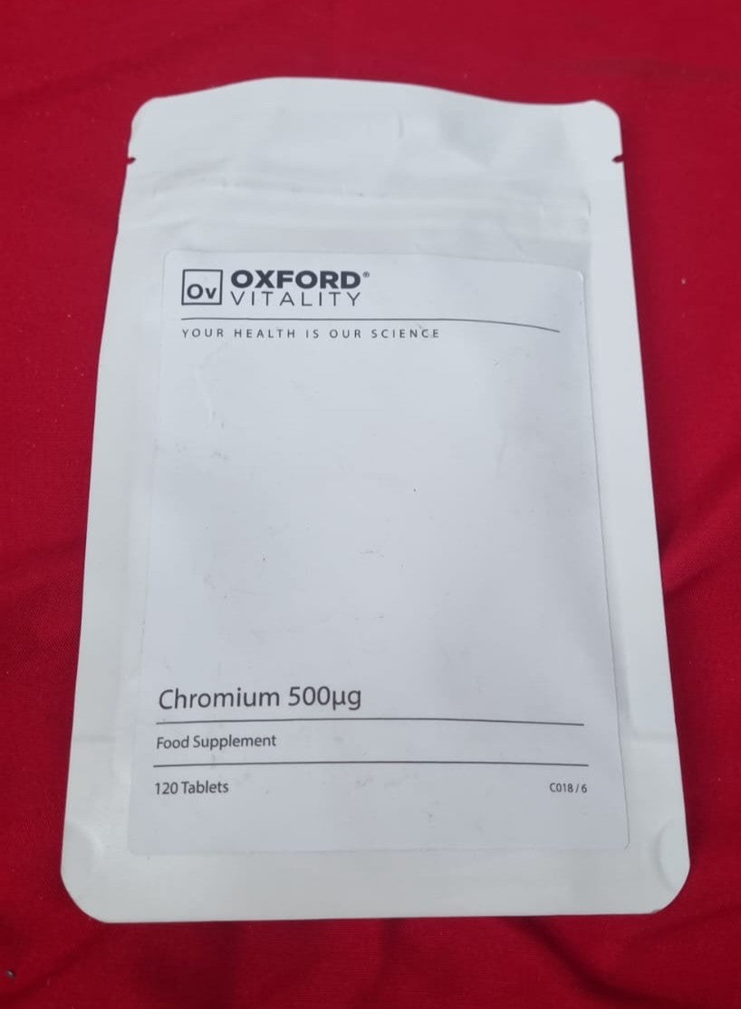 Oxford vitality chromium 120 tablets