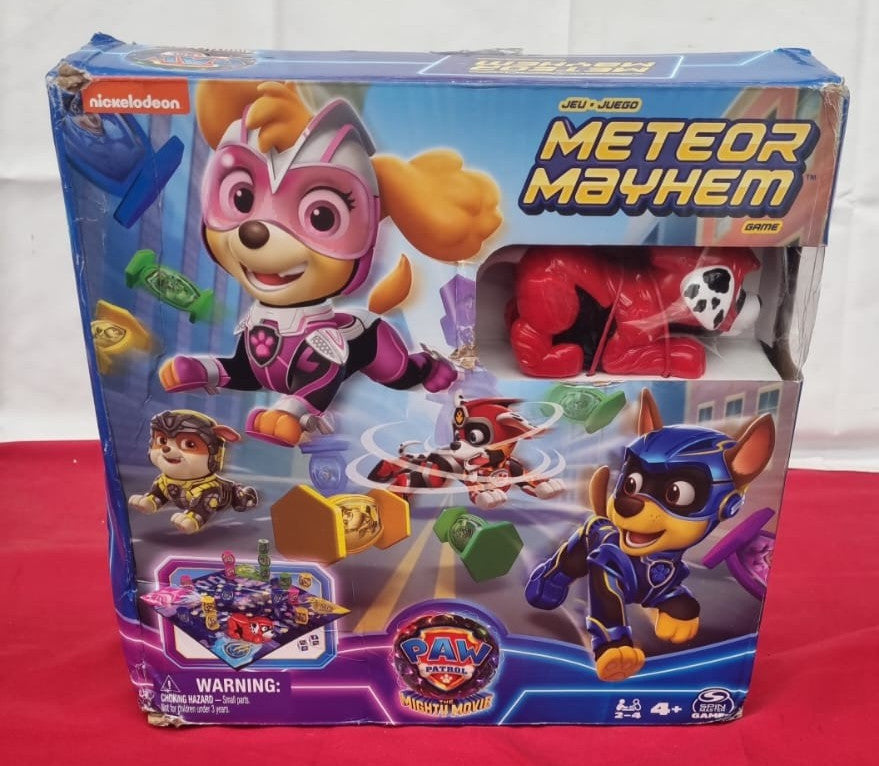 PAW Patrol: The Mighty Movie Meteor Mayhem Game Kids' Toys (box damaged)