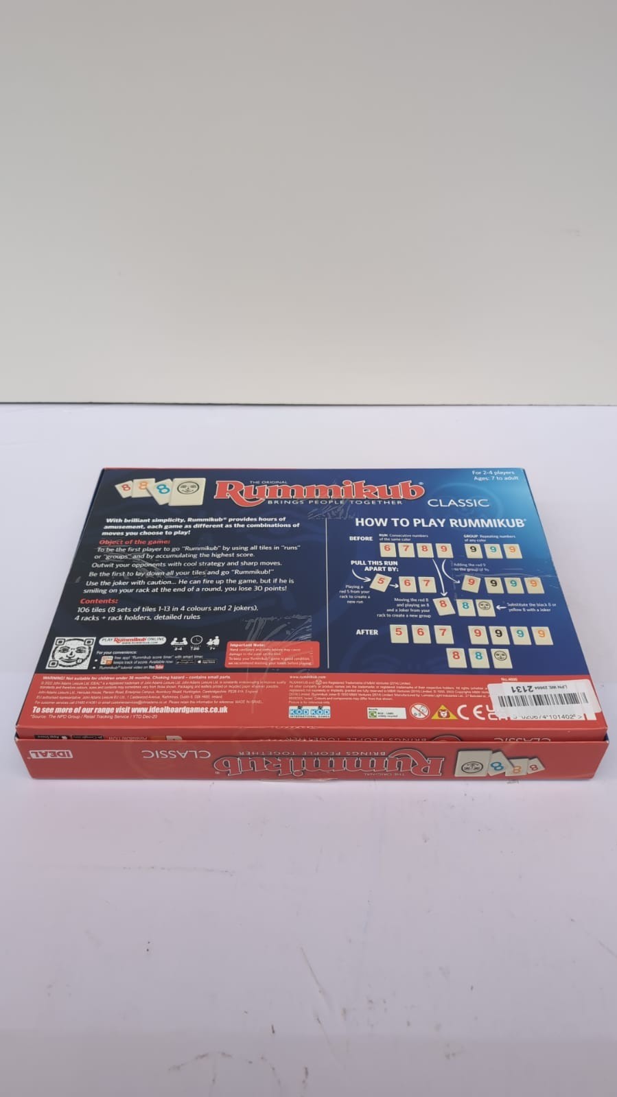 Rummikub | IDEAL | Classic Game: Brings People Together (USED)