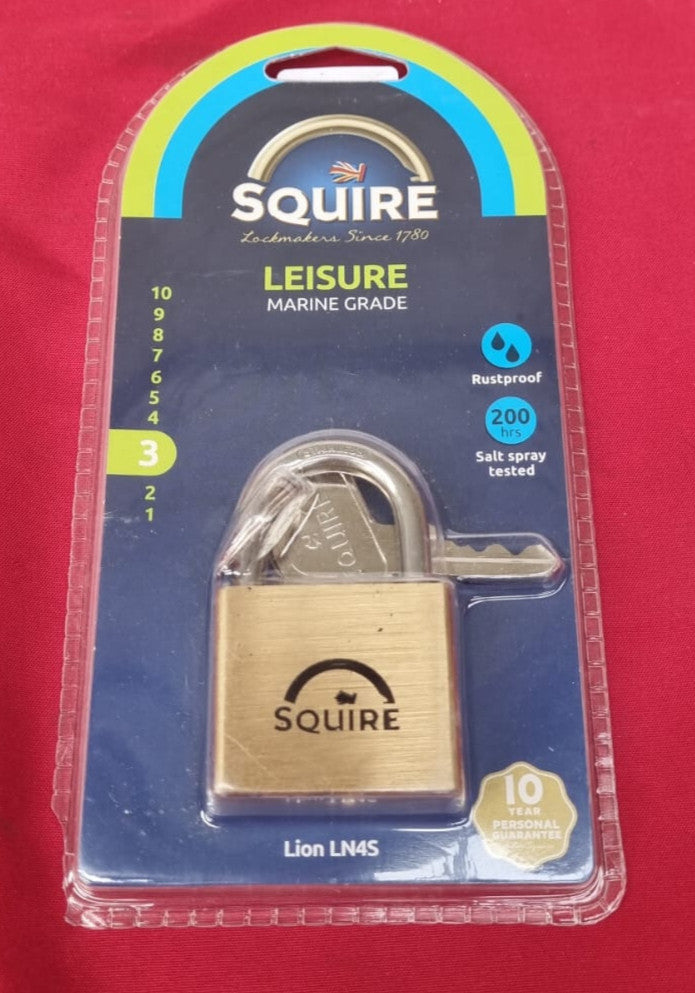 Squire LN4S Lion Marine Padlock 40mm