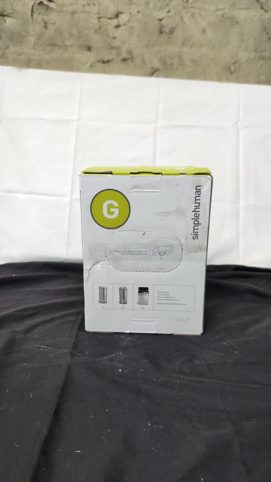 simplehuman  code G Custom Fit Bin Liner Bulk Pack,  60 Liners(BOXDAMAGED)