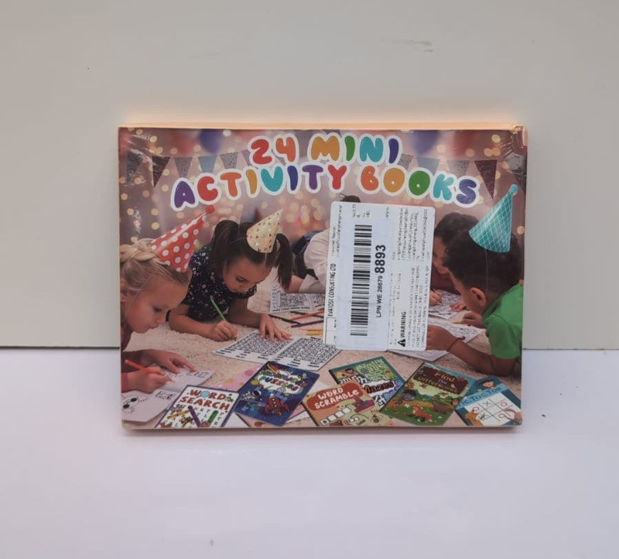 24 Pack Activity Book, Mini Activity Books for Kids Party Favours Gift Age 3+