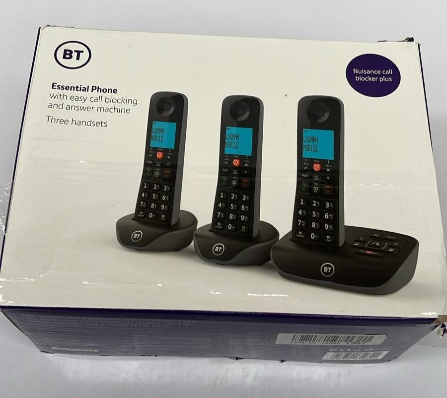 BT Essential Cordless Landline House Phone, Nuisance Call Blocker