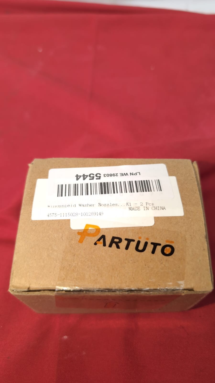 Windscreen Washer Nozzles Compatible with VW Golf (2 pack - packaging damaged)