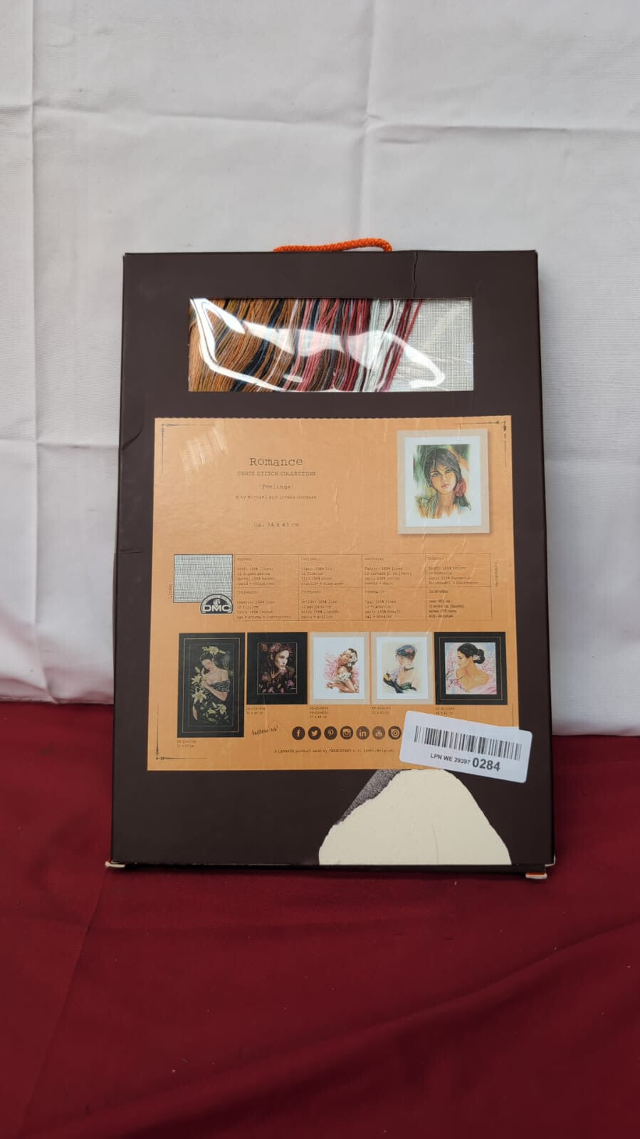 Lanarte Feelings (Linen), Cotton, NA, 34 x 43cm (packaging damaged)