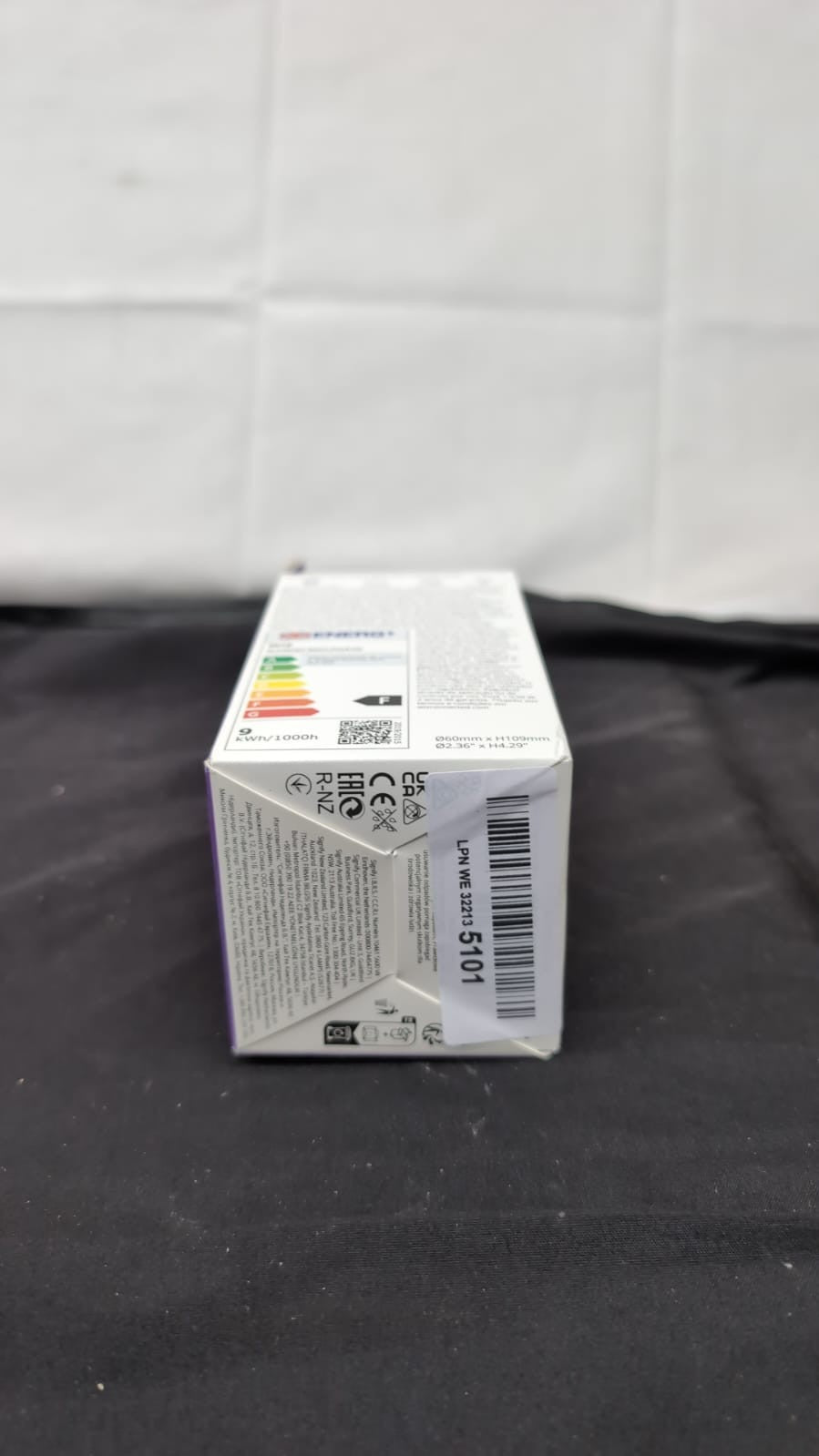 WiZ Smart Colour Bulb, A60, 8.5W, Colour, Motion Sensor with App, Connected WiFi