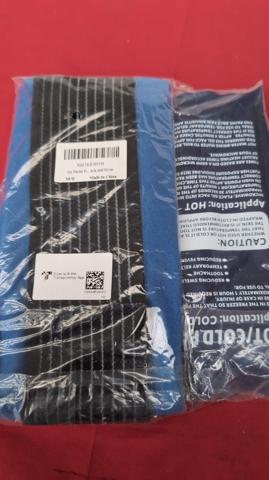 Ice Pack Reusable Hot and Cold Therapy Gel Wrap Support Injury Knees Back & More