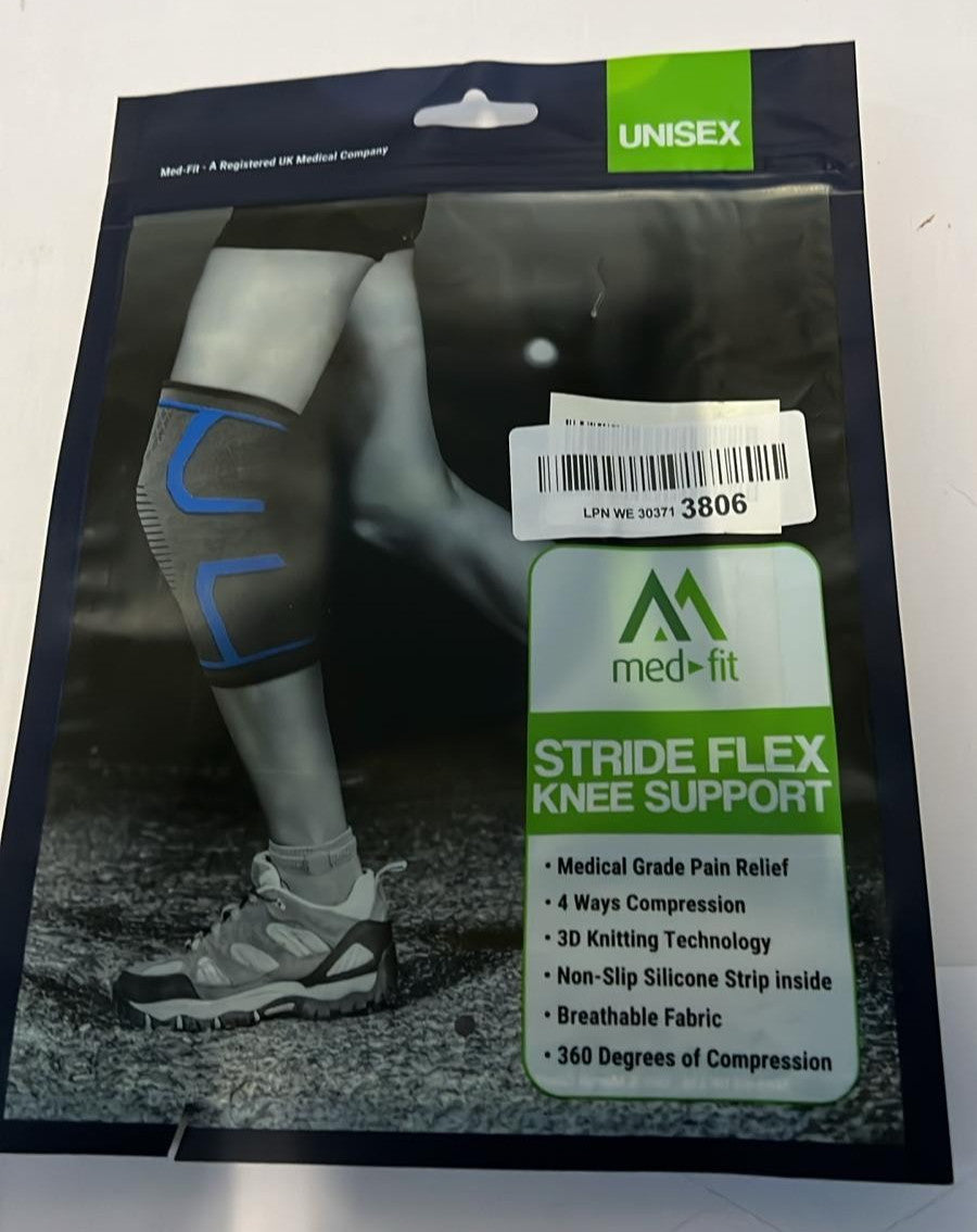 med-fit Stride Flex Knee Support 360 Degree 4 Way (S) Packaging Damaged