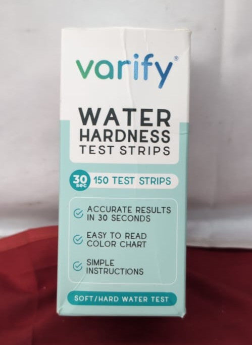 Varify Water Hardness Test Kit for Home, Drinking,  Well, Spa, 150 Strips