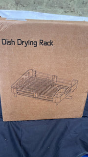 Extendable Dish Drainer Rack, Stainless Steel, Foldable Dish Rack