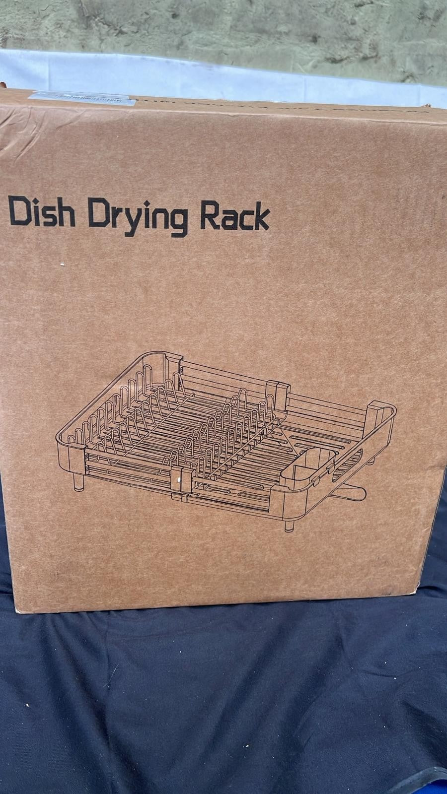 Extendable Dish Drainer Rack, Stainless Steel, Foldable Dish Rack