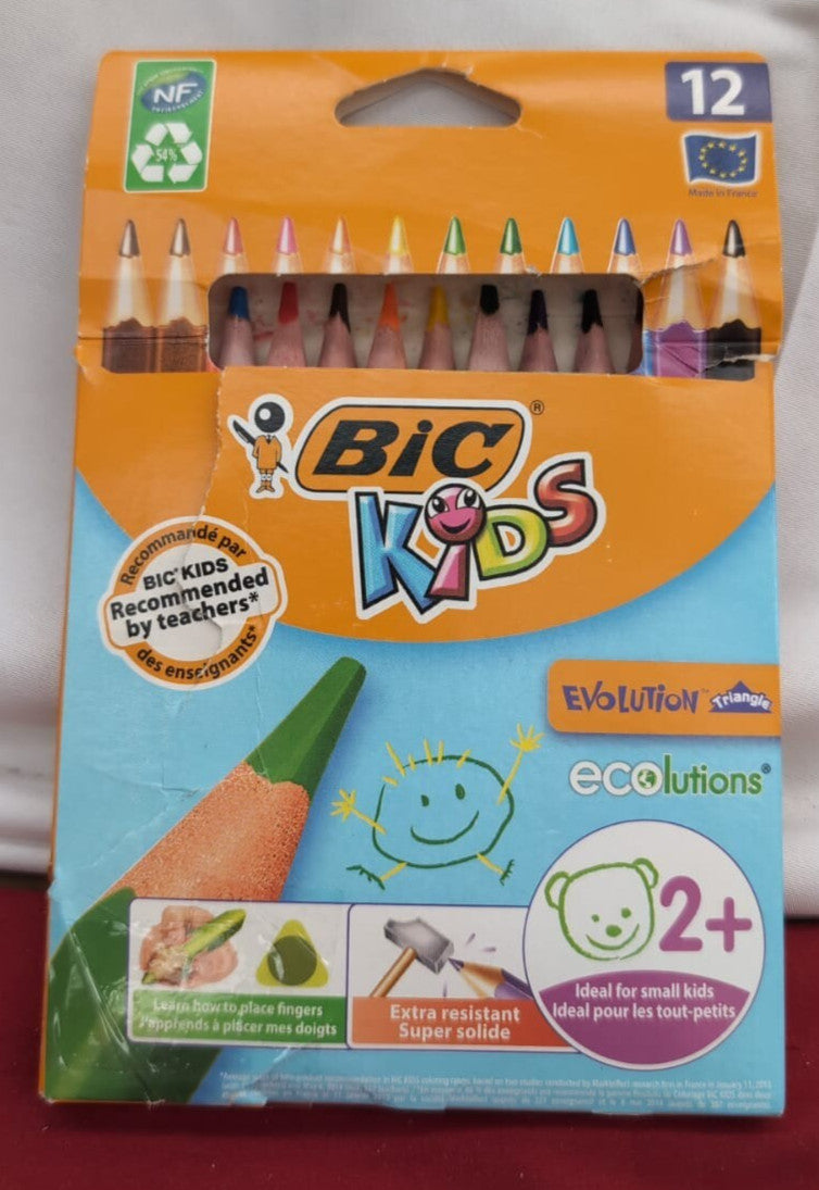 BIC Kids Evolution ECOlutions Colouring Pencils 12pcs (packaging damaged)