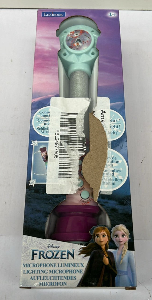 LEXIBOOK, Frozen, Lighting Microphone for children, musical toy (Box Damaged)