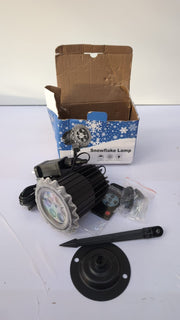 Snowflake Projector Lights Outdoor,9W Super Brighter,Snowfall Lamp (box damaged)