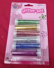 arkCraft Glitter Shaker Tubes, for Kids Craft. 6pcs (package damaged)
