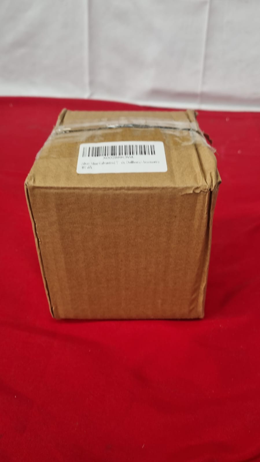 Silver Mini Galvanized Trash Can with Lid Mini Wastebasket Trash Can Small Metal