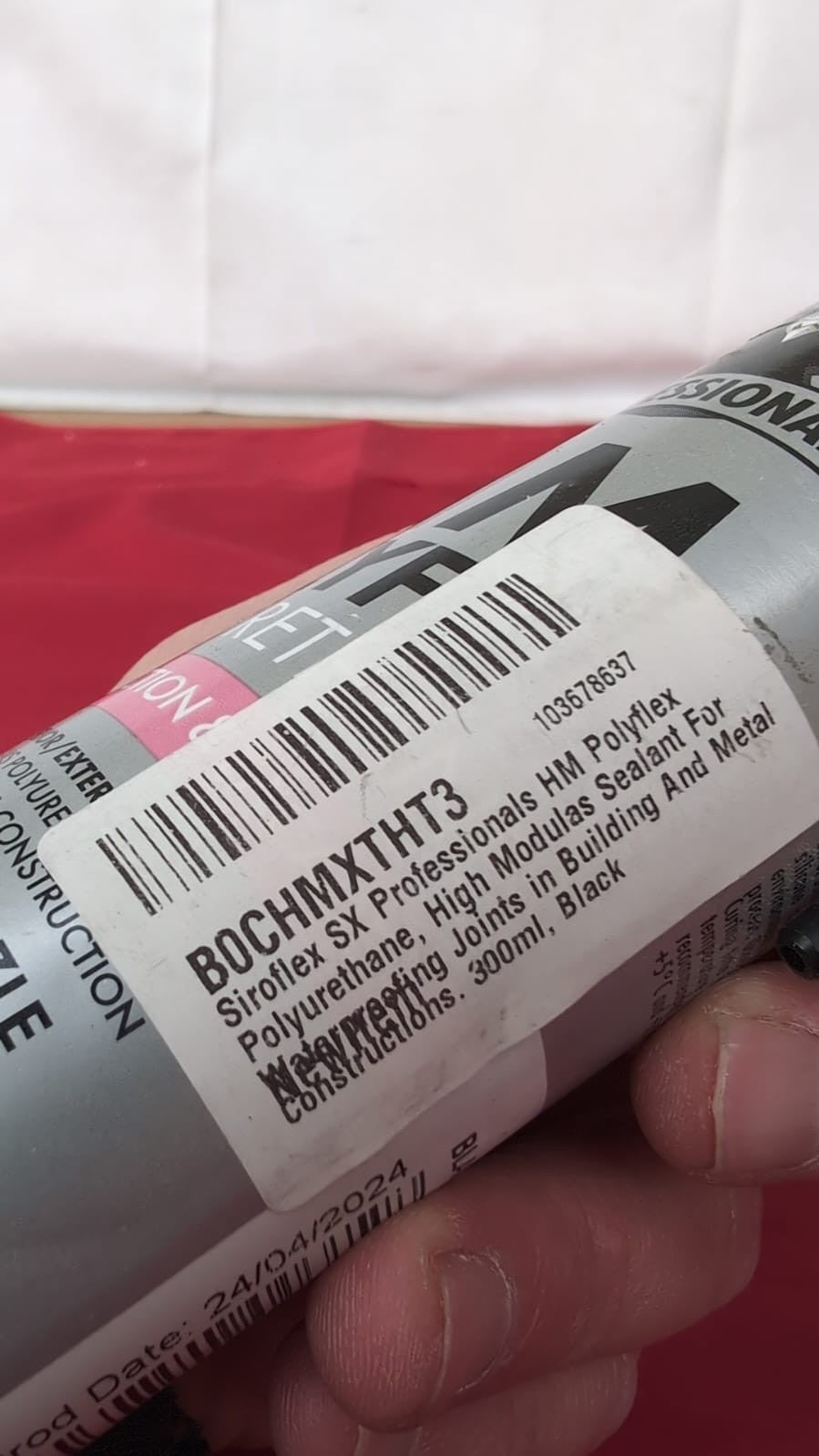 SX Black Premium HM Polyflex Sealant & Adhesive  300ML (packaging damaged)