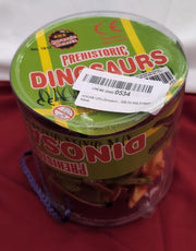 12 Piece Dinosaurs Play Set in Tub | Prehistoric  (packaging damaged)