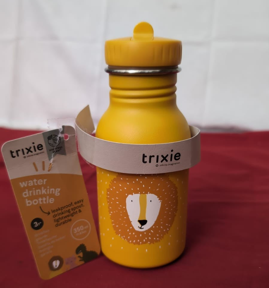 Trixie Drinking Bottle -Mr. Lion  350ml Water Bottle for Kids (packaging torn)