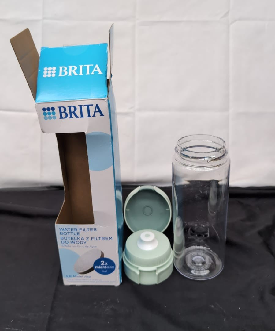 BRITA Water Filter Bottle Light Green 600ml(1 micro disc included)
