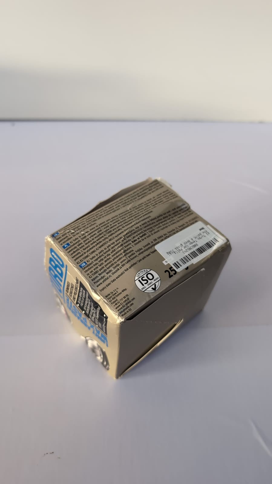 K2 Turbo Tempo Car Polishing Compound with Nano-Tech,250g(Box damaged)