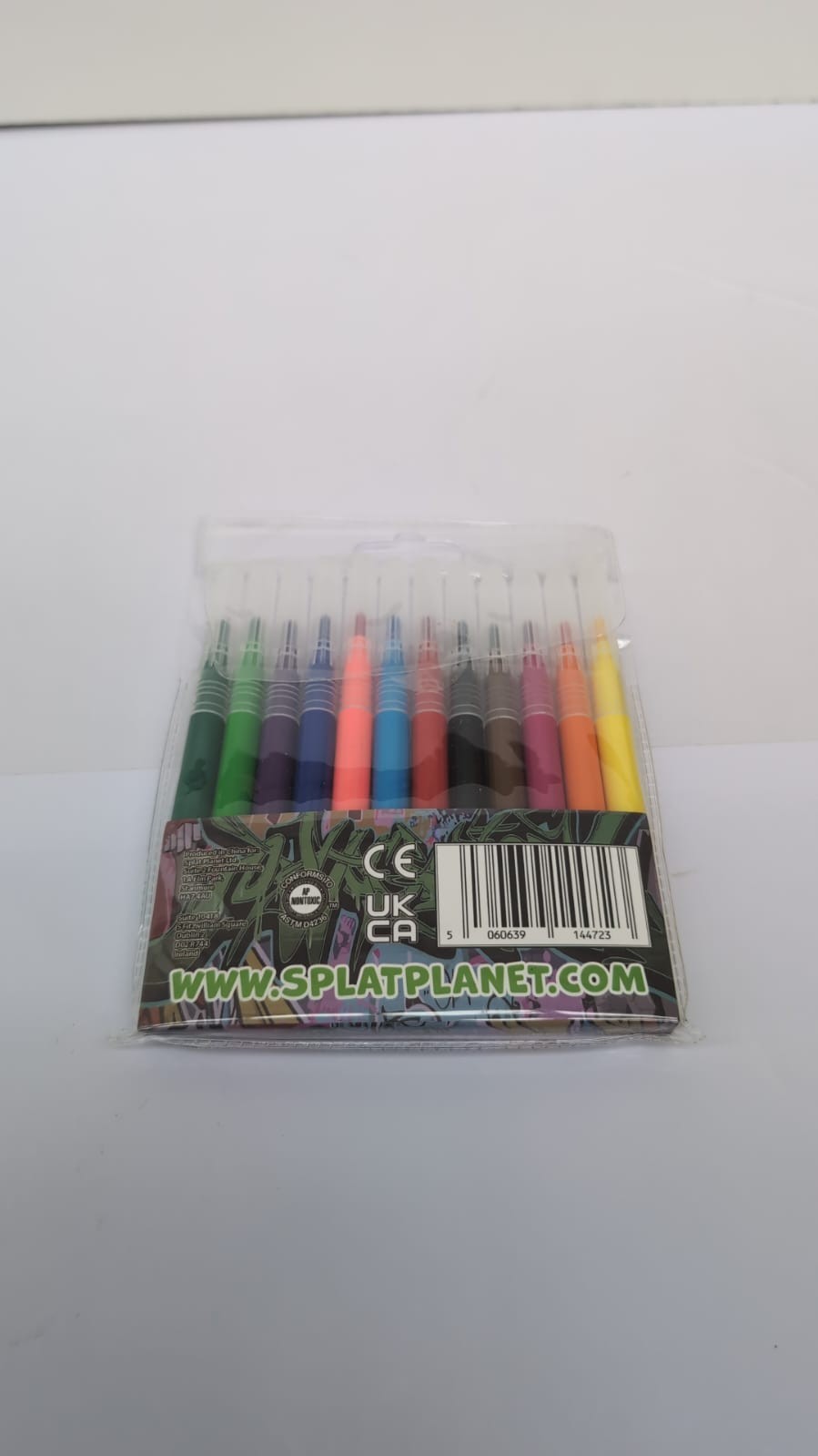 Splat Planet 12 Colour Washable Refill Pack for Kids Graffiti Airbrush Pen (New)