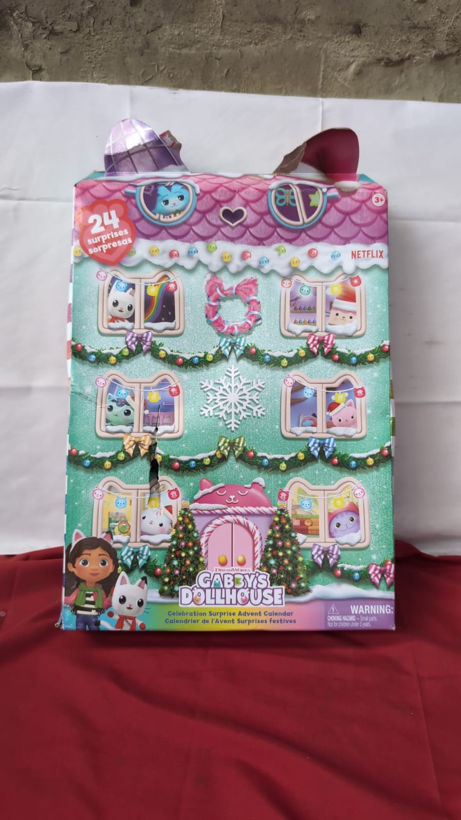 DreamWorks Gabby’s Dollhouse Advent Calendar, 24 Surprise (packaging damaged)