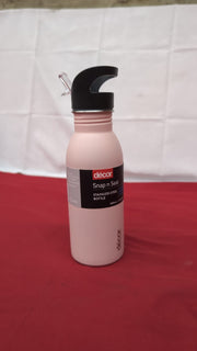 Décor Snap n Seal 500ml Stainless Steel Water Bottle( small scuff on bottom)