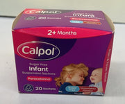 Calpol Sugar-Free Infant Suspension Paracetamol 20 Sachets
