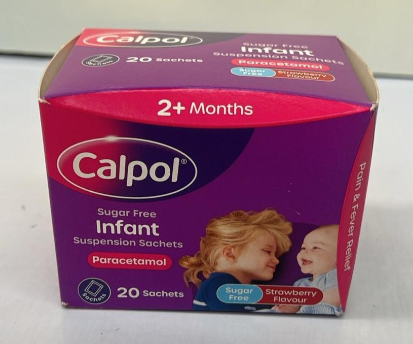 Calpol Sugar-Free Infant Suspension Paracetamol 20 Sachets