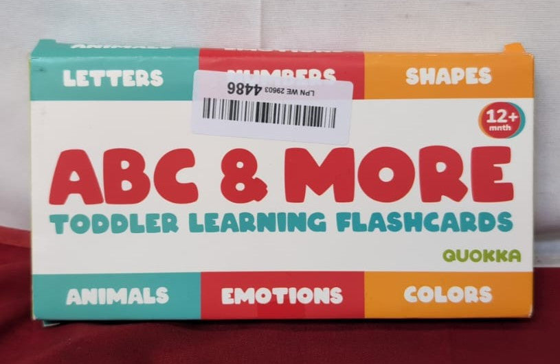 QUOKKA 60 Baby Flash Cards For Toddlers Age 1 2 - ABC Learning Resources