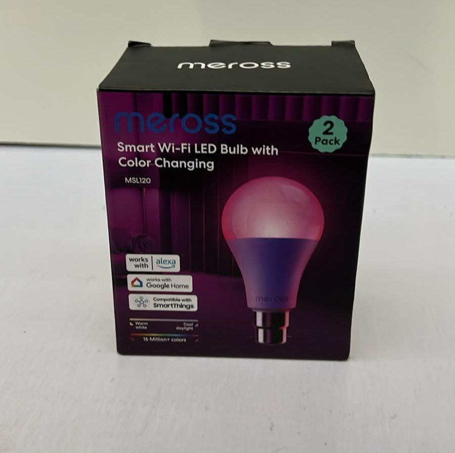 meross WiFi Light Bulb Works with Apple HomeKit WiFi Lamp (BOX DAMAGED)