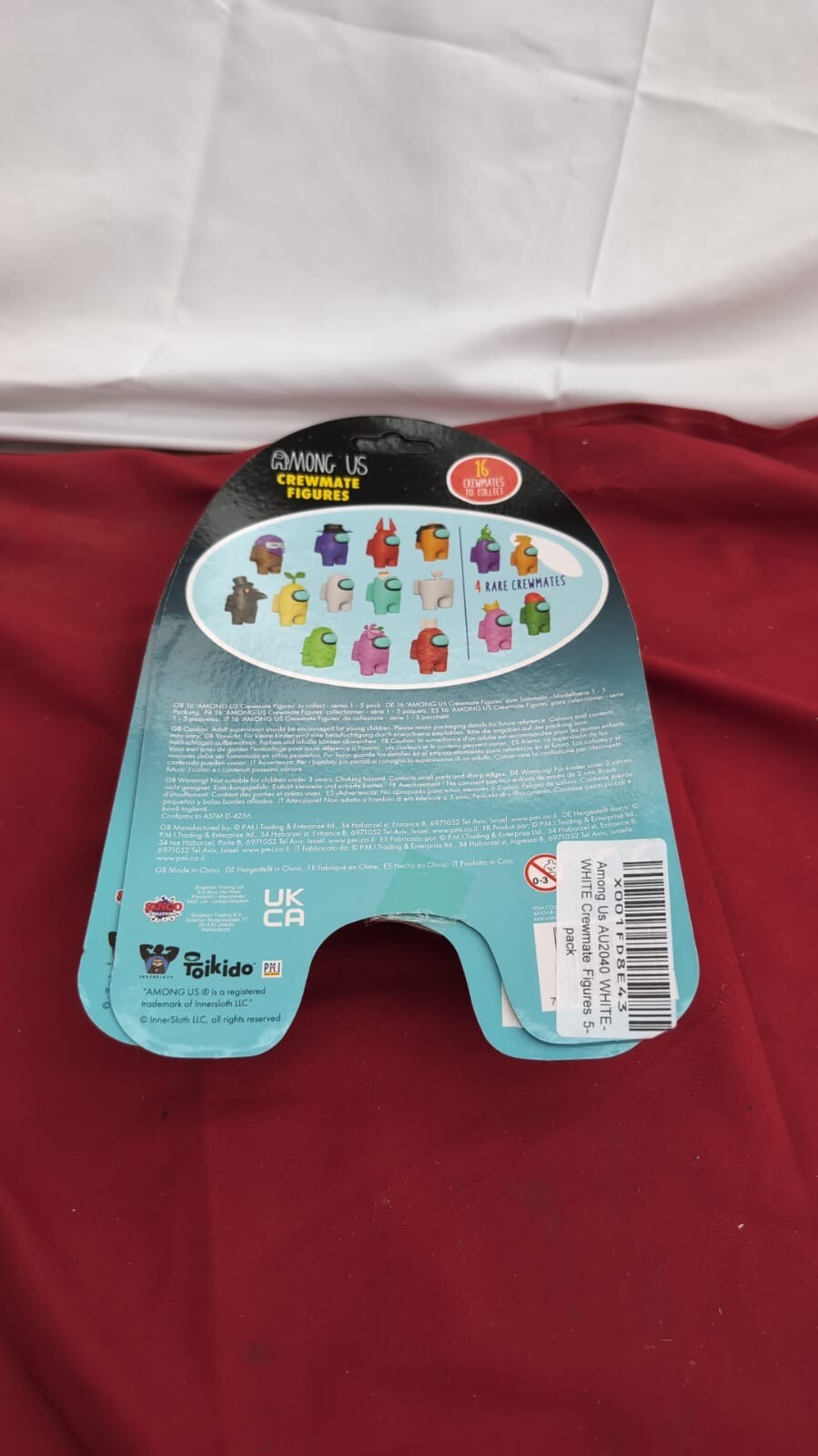 Among Us Crewmate Figures 5 Pack AU2040-H, Merchandise (packaging damaged)