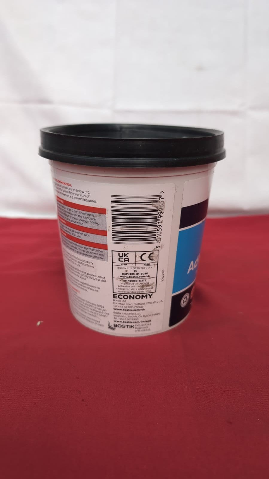 EVO-STIK Wall Tile Adhesive and Grout White 1.5L - Mould Resistant - Waterproof