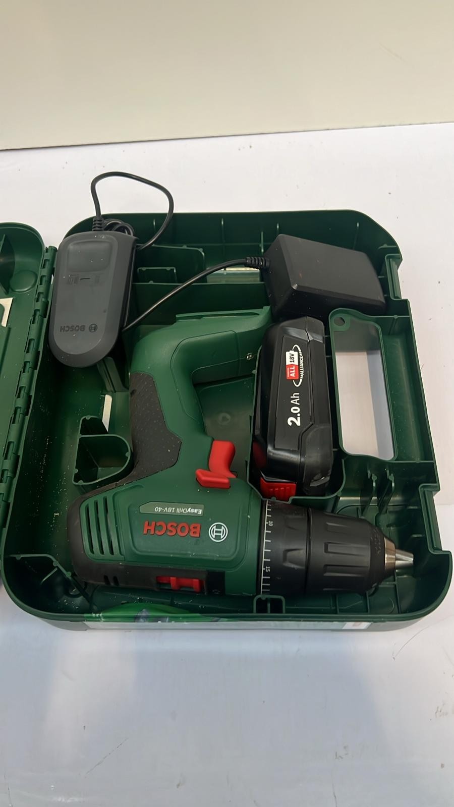 Bosch Home and Garden Cordless Drill EasyDrill 18V-40 (1 Battery 2.0 Ah