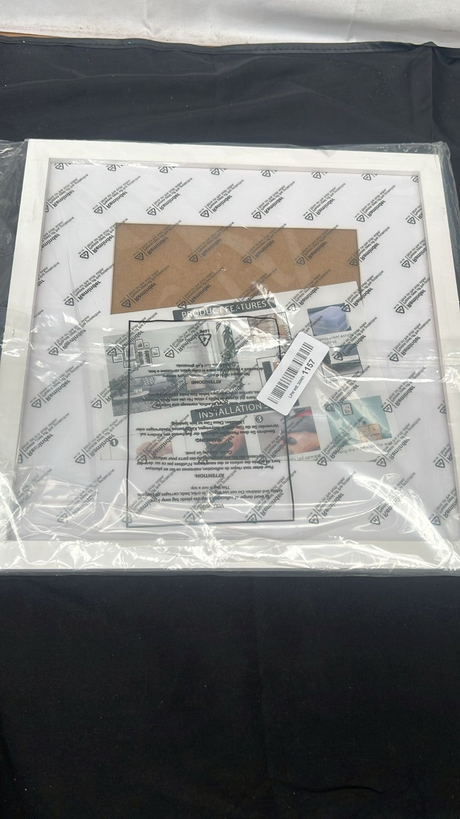 18.5 Window Frame 33x33 White