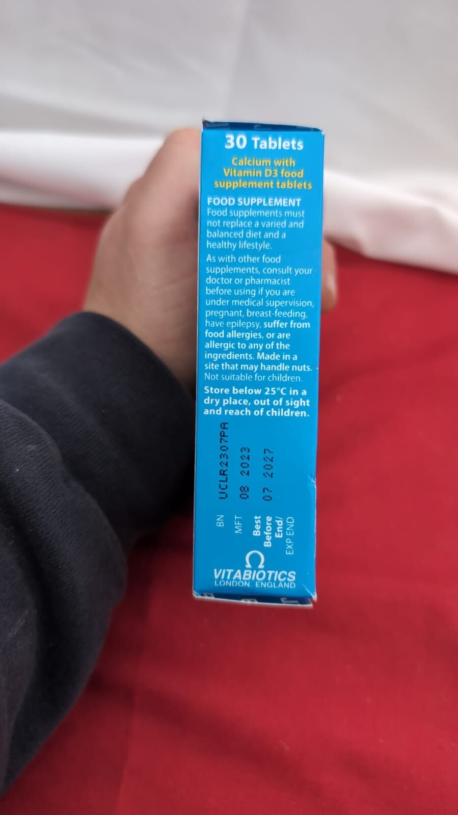 Calcium and Vitamin D Tablets, Vitabiotics Ultra