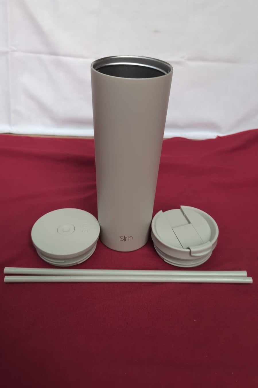 Simple Modern Insulated Tumbler with Lid and Straw | Iced Coffee Cup 28oz