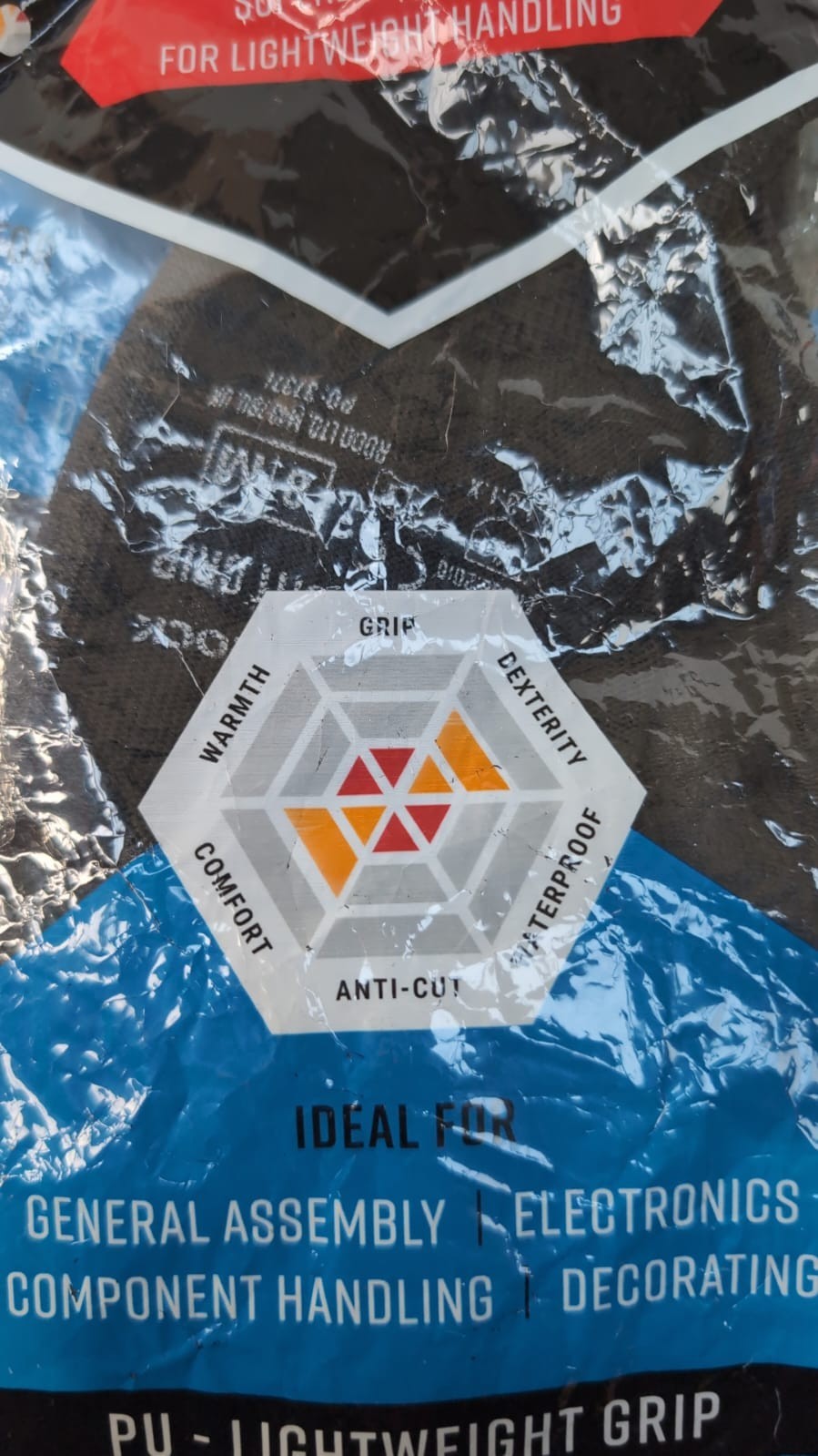 Blackrock PU Work Gloves, Unisex,for Work Grip 8/Medium,5 Pairs