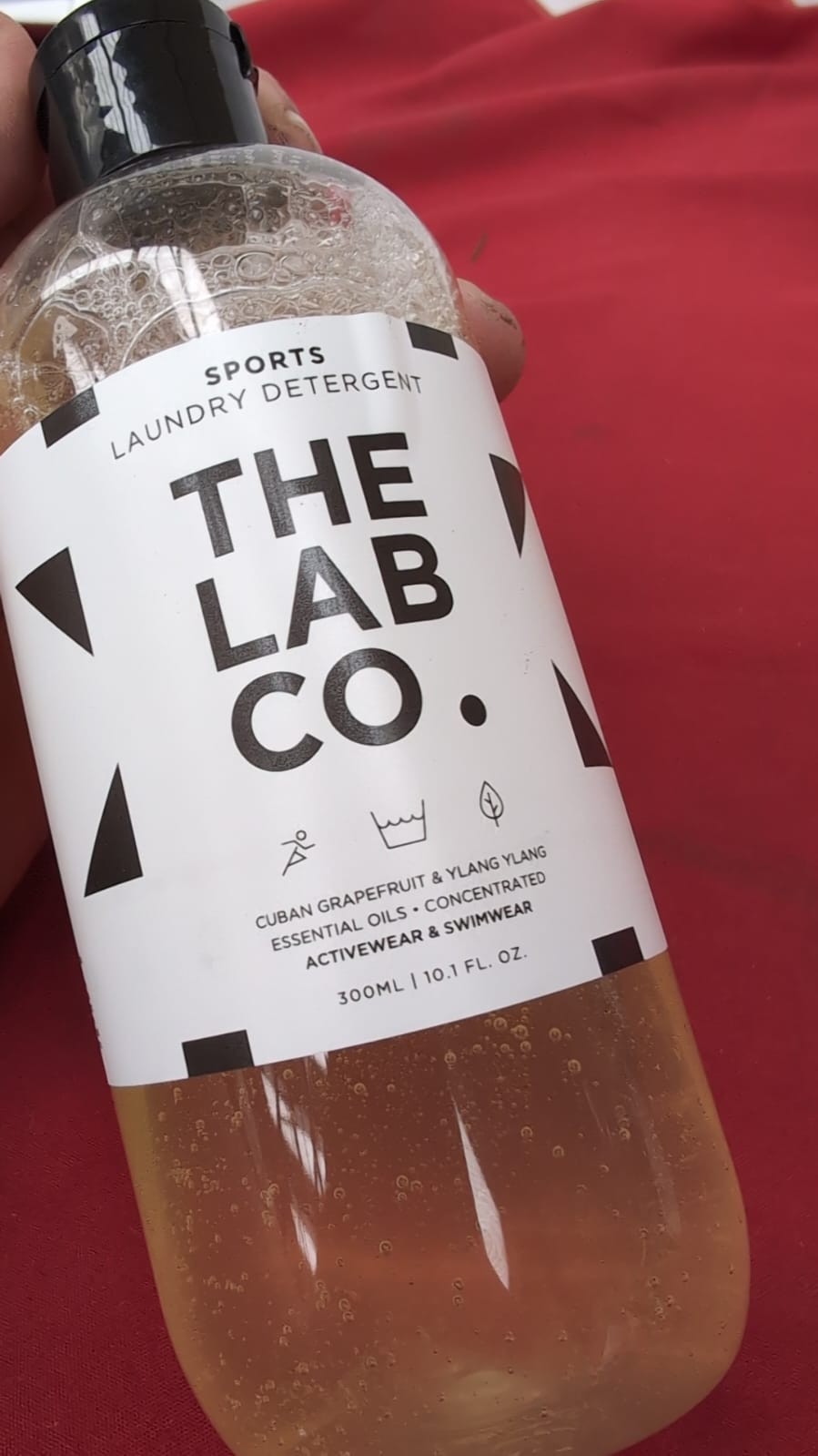 The Lab Co. Laundry Wash. 300ml (4 pack - 3 sports scented 1 signature)