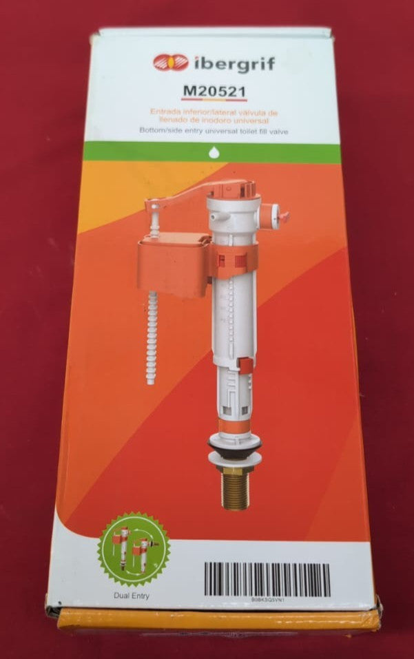 Ibergrif M20521 Toilet Cistern Bottom Side Fill Valve Adjustable Telescopic