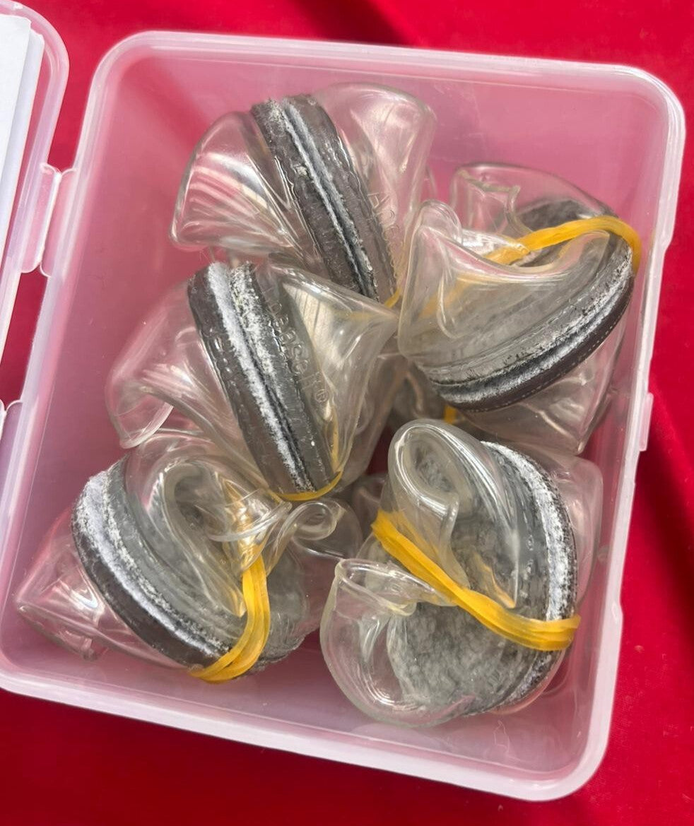 Aneaseit Chair Leg Floor Protectors -16 pcs Crystal - Felt Bottom Soft Silicone