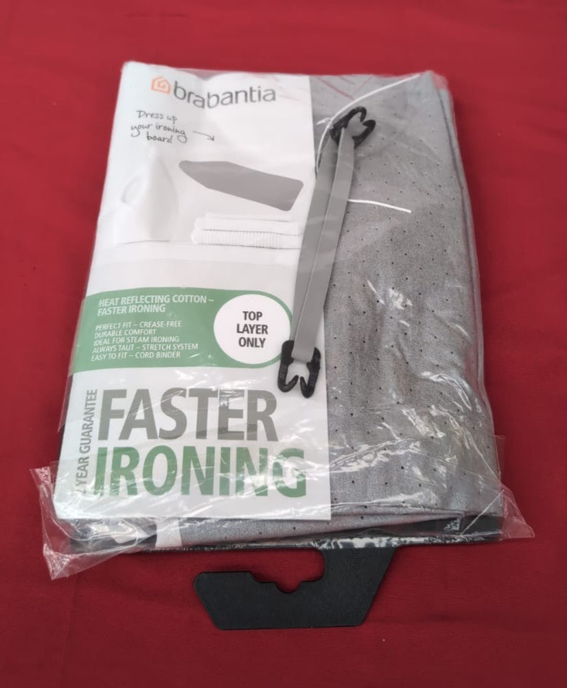 Brabantia 2mm Built-in-Foam Ironing Board Cover (C Board/Metallised) Heat-Resist