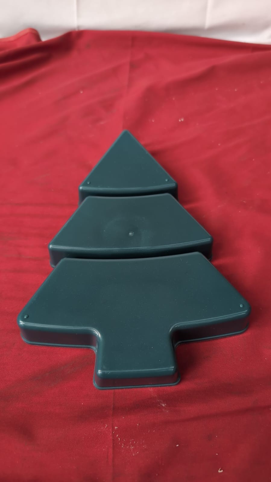 Festive Holiday Platter Snack Tray Multipurpose Serving Dish ( 25 cm length)