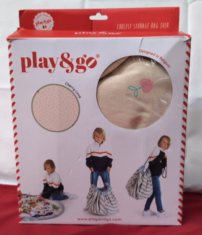 Children's Toy Storage Bag Large and Play Mat With Drawstring(packaging damaged)