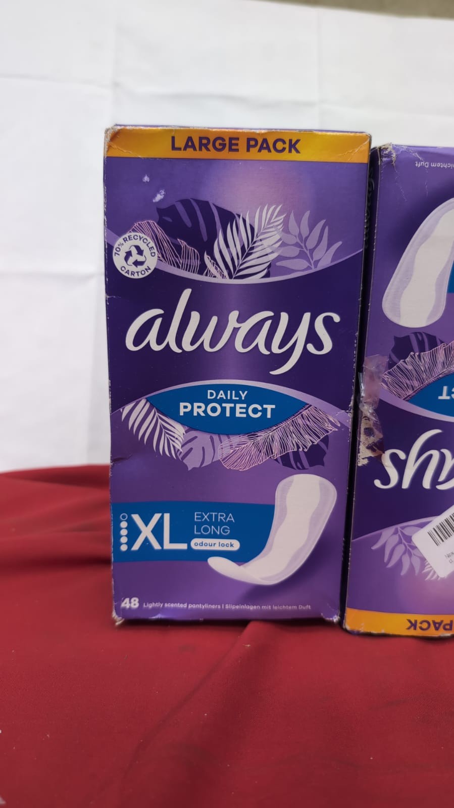 Always - 48pcs Large Extra Daily Protect (packaging damaged - 4 pack)