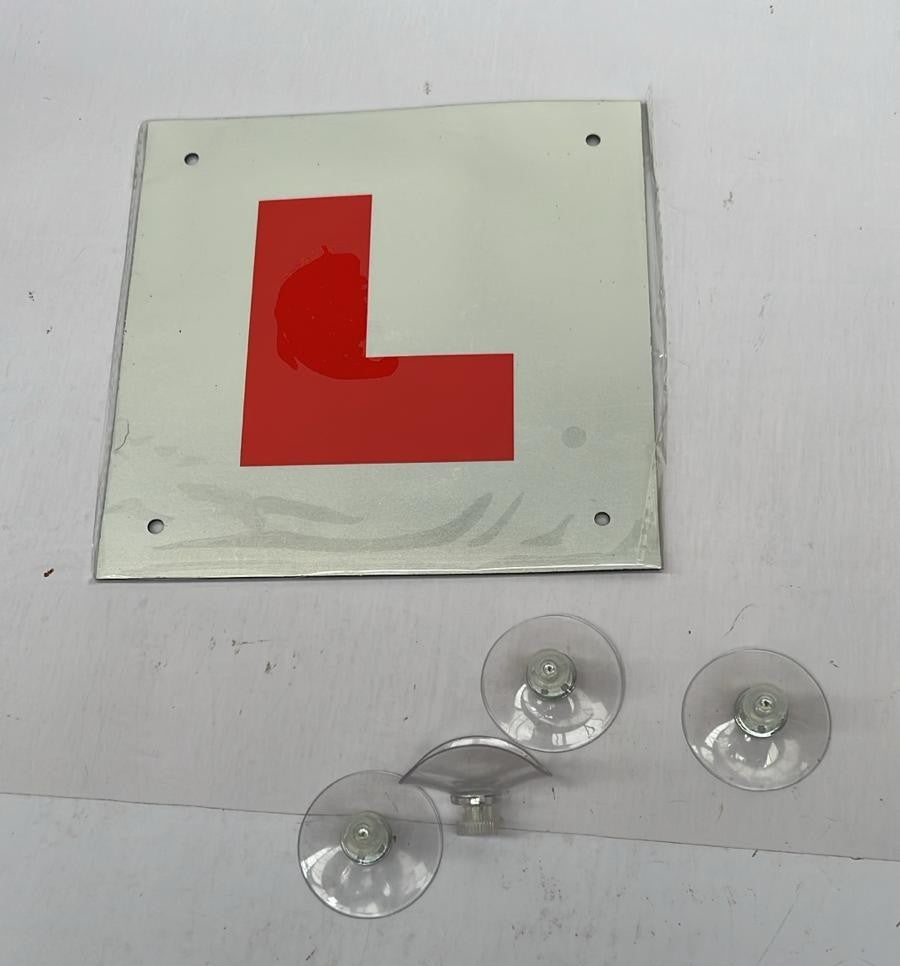 L PLATE FOR STANDARD PLATES (VAST MAJORITY OF ALL PLATES ON CARS) - SINGLE PLATE